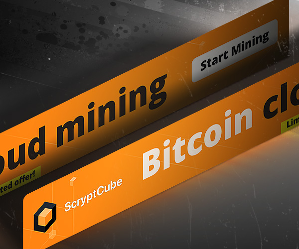 ScryptCube promo html banner